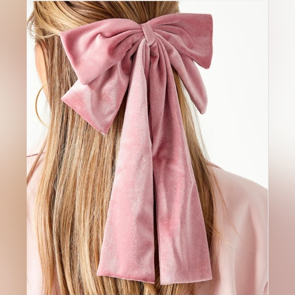 Simply Southern Pink Velvet Bow